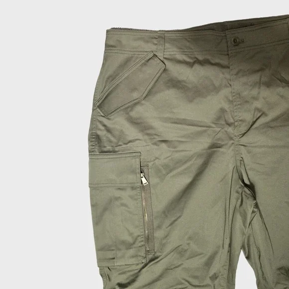 Lauren Ralph Lauren Cotton Sateen Straight Leg Cargo Pants Green 20W Utility NWT - Picture 3 of 9